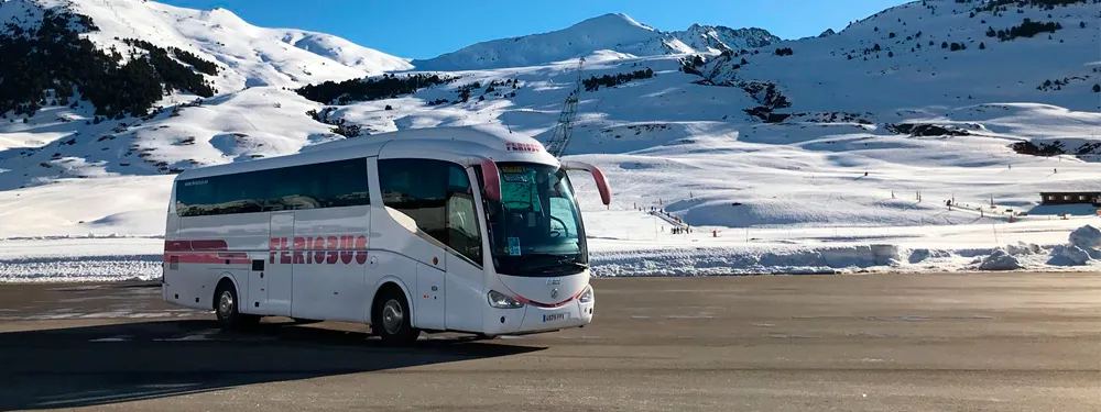 Autocar Ferisbus a la neu